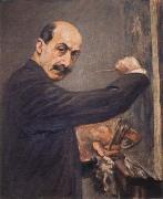 Max Liebermann self portrait oil painting reproduction